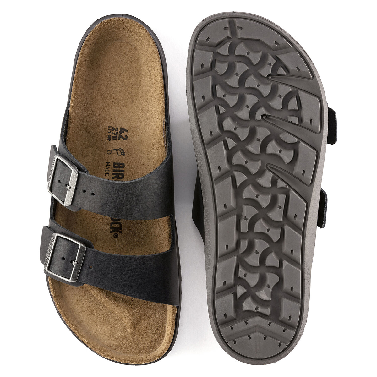 BIRKENSTOCK ARIZONA RUGGED *LP* BLK